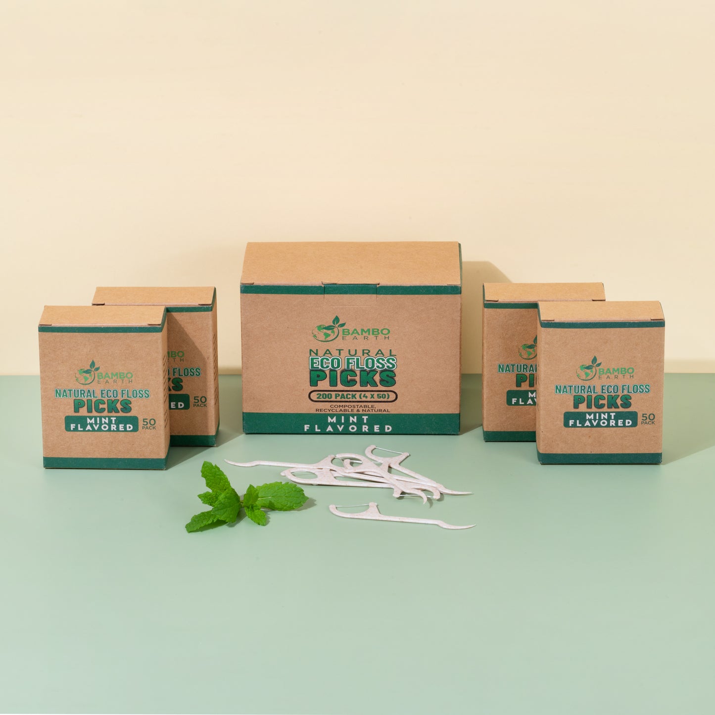 Floss Picks Mint