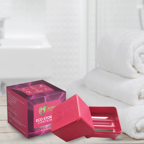 Eco storage containers red