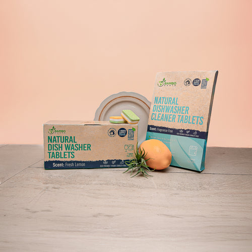 Clean Dishes Duo -  Dishwasher Cleaner Tablets + Dishwashing Tablets 60 Pack