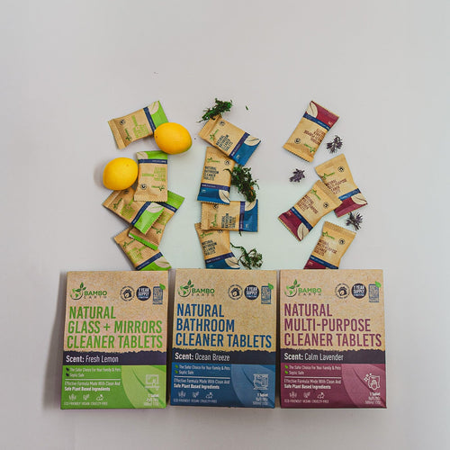 Natural Cleaning Tablets Set