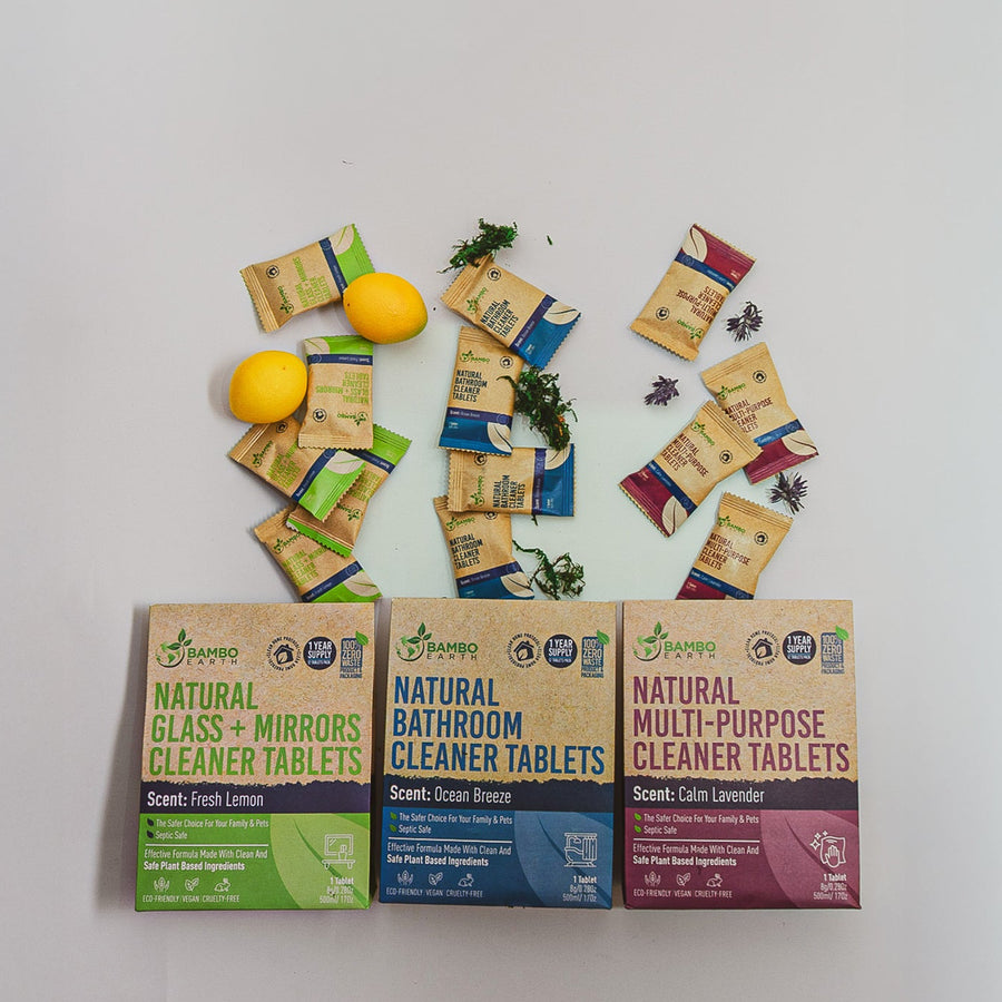 Natural Cleaning Tablets Set