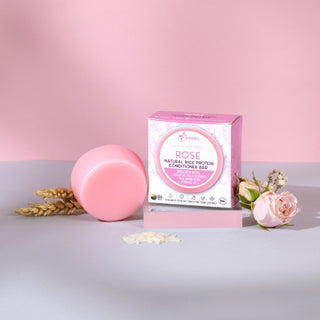 Natural Rice Protein Conditioner Bar (Rose)