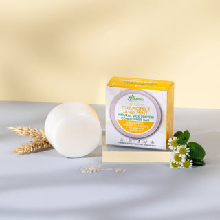 Natural Rice Protein Conditioner Bar (Chamomile & Mint)