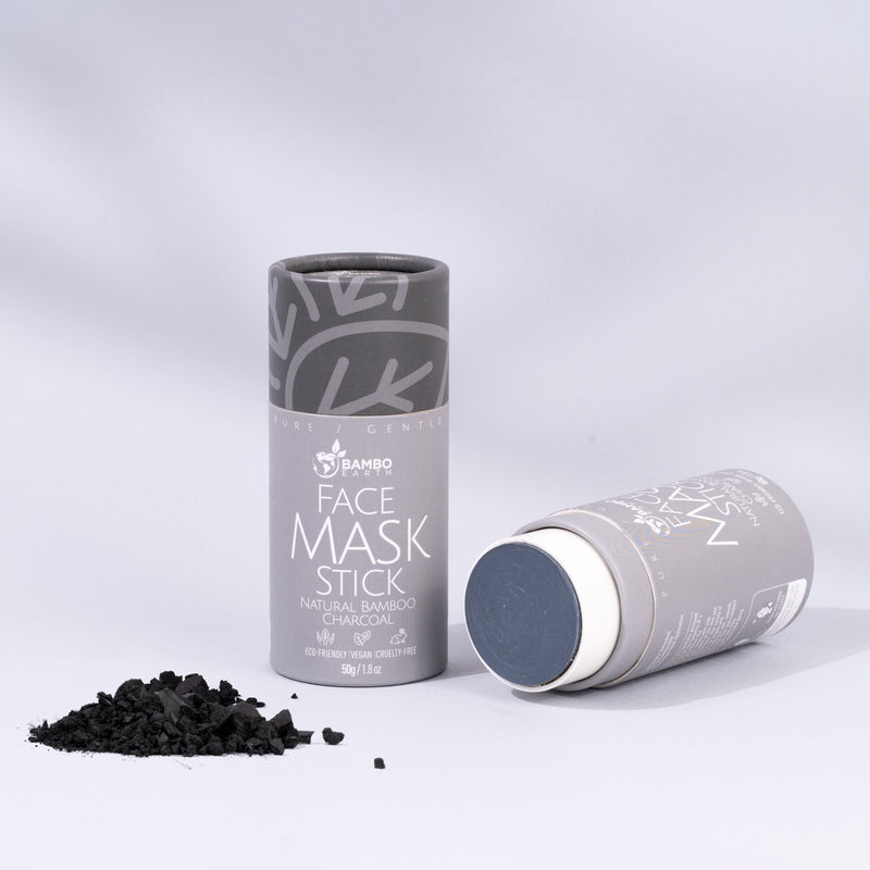 Natural Face Mask Clay Stick - Bamboo Charcoal