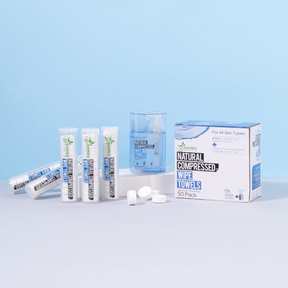 Compressed Wipes 100 Pack