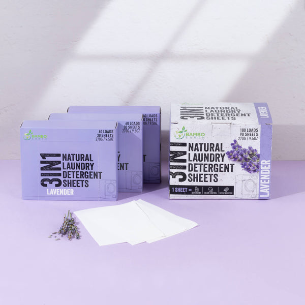 Laundry Detergent Sheets - Lavender - 90 Pack