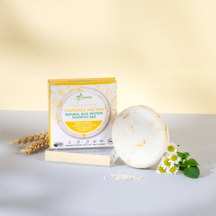 Rice Protein Shampoo With Chamomile And Mint