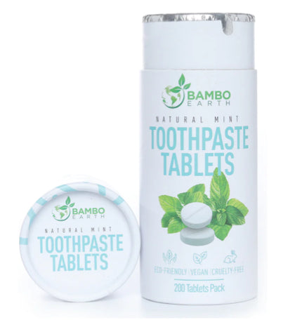 NATURAL TOOTHPASTE TABLETS 200 PACK - MINT